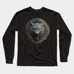 School of the Wolf medallion Long Sleeve T-Shirt